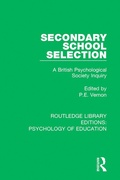 Cover: Secondary School Selection - Routledge