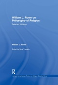Cover: William L. Rowe on Philosophy of Religion - Routledge
