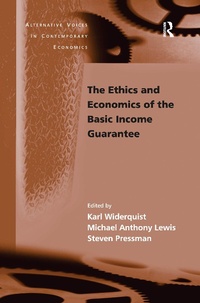 Enlarge image Cover: The Ethics and Economics of the Basic Income Guarantee - Routledge