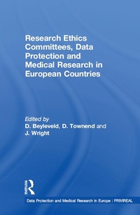 Abbildung von: Research Ethics Committees, Data Protection and Medical Research in European Countries - Routledge