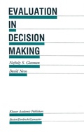 Cover: Evaluation in Decision Making - Springer