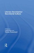 Cover: Literary Secretaries/Secretarial Culture - Routledge