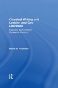 Cover: Closeted Writing and Lesbian and Gay Literature - Routledge