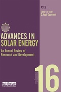 Cover: Advances in Solar Energy - Routledge