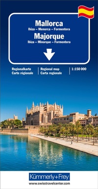 Abbildung von: Kümmerly+Frey Regional-Strassenkarte Mallorca 1:150.000 - Hallwag Kümmerly+Frey
