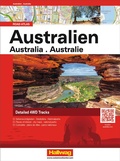 Cover: Hallwag Strassenatlas Australien - Hallwag K&uuml;mmerly+Frey