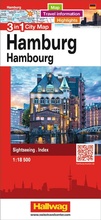 Cover: Hallwag Stadtplan Hamburg - Hallwag K&uuml;mmerly+Frey