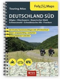 Abbildung von: FolyMaps Touring Atlas Deutschland Süd 1:250.000 - TVV Touristik-Verlag GmbH
