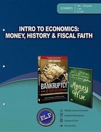 Enlarge image Cover: Intro to Ecomonics: Money, History, & Fiscal Faith Parent Lesson Planner - New Leaf Publishing Group