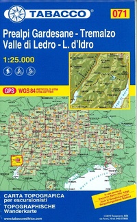 Abbildung von: Prealpi Gardesane / Tremalzo / Valle di Ledro / L. d'Idro: 071 - Tabacco