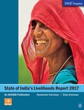 Cover: State of India's Livelihoods Report 2017 - SAGE Publications India Pvt Ltd