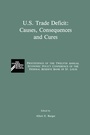 Cover: U.S. Trade Deficit: Causes, Consequences, and Cures - Kluwer Academic Publishers
