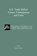 Cover: U.S. Trade Deficit: Causes, Consequences, and Cures - Springer