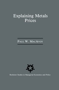 Bild: Explaining Metals Prices - Springer