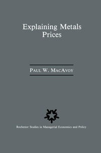 Enlarge image Cover: Explaining Metals Prices - Springer