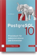 Cover: PostgreSQL 10 - Hanser