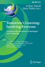 Cover: Tomorrow's Learning: Involving Everyone. Learning with and about Technologies and Computing - Springer