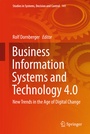 Cover: Business Information Systems and Technology 4.0 - Springer