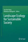 Cover: Landscape Ecology for Sustainable Society - Springer