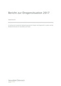 Cover: Bericht zur Drogensituation 2017 - Gesundheit &Ouml;sterreich GmbH