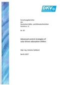 Cover: Advanced control strategies of solar driven adsorption chillers - Deutscher K&auml;lte- u. Klimatechn. Ver.