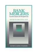 Cover: Bank Mergers: Current Issues and Perspectives - Springer