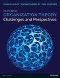 Cover: Organization Theory - Pearson
