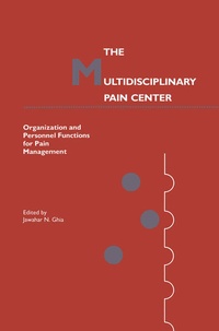 Enlarge image Cover: The Multidisciplinary Pain Center - Springer