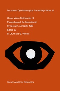 Enlarge image Cover: Colour Vision Deficiencies IX - Kluwer Academic Publishers