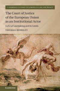 Abbildung von: The Court of Justice of the European Union as an Institutional Actor - Cambridge University Press