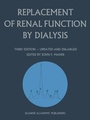 Cover: Replacement of Renal Function by Dialysis - Kluwer Academic Publishers