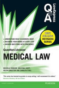 Abbildung von: Law Express Question and Answer: Medical Law - Pearson