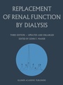 Cover: Replacement of Renal Function by Dialysis - Springer
