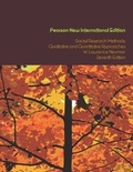 Cover: Social Research Methods: Qualitative and Quantitative Approaches - Pearson