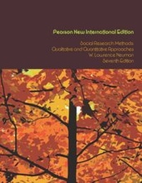 Enlarge image Cover: Social Research Methods: Qualitative and Quantitative Approaches - Pearson