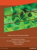 Cover: Exceptional Children: An Introduction to Special Education - Pearson