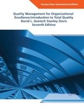 Cover: Quality Management for Organizational Excellence: Introduction to Total Quality - Pearson