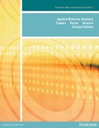 Enlarge image Cover: Applied Behavior Analysis: Pearson New International Edition - Pearson Education Limited