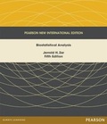 Cover: Biostatistical Analysis: Pearson New International Edition - Pearson Education Limited
