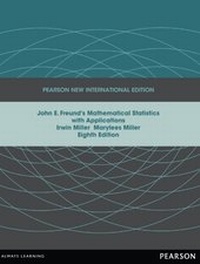 Enlarge image Cover: John E. Freund's Mathematical Statistics with Applications - Pearson Education Limited