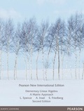 Cover: Elementary Linear Algebra: Pearson New International Edition - Pearson Education Limited