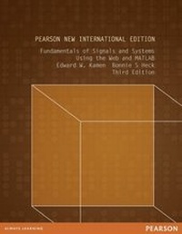 Enlarge image Cover: Fundamentals of Signals and Systems Using the Web and MATLAB - Pearson