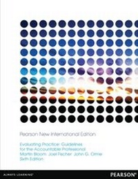 Enlarge image Cover: Evaluating Practice: Guidelines for the Accountable Professional - Pearson Education Limited