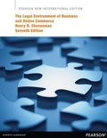 Cover: Legal Environment of Business and Online Commerce: Pearson New International Edition - Pearson Education Limited