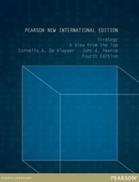Enlarge image Cover: Strategy: A View From The Top - Pearson Education Limited