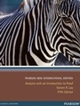 Cover: Analysis with an Introduction to Proof - Pearson Education Limited