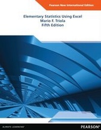 Enlarge image Cover: Elementary Statistics Using Excel: Pearson New International Edition - Pearson Education Limited