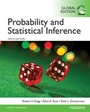 Cover: Probability and Statistical Inference, Global Edition - Pearson Education Limited