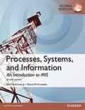 Cover: Processes, Systems, and Information: An Introduction to MIS, Global Edition - Pearson