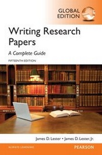 Enlarge image Cover: Writing Research Papers: A Complete Guide, Global Edition - Pearson
